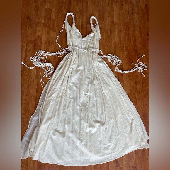 Aya Sacred Wear Boho Beach Macrame Wedding Dress - multi-way bohemian dress. - Picture 8 of 9